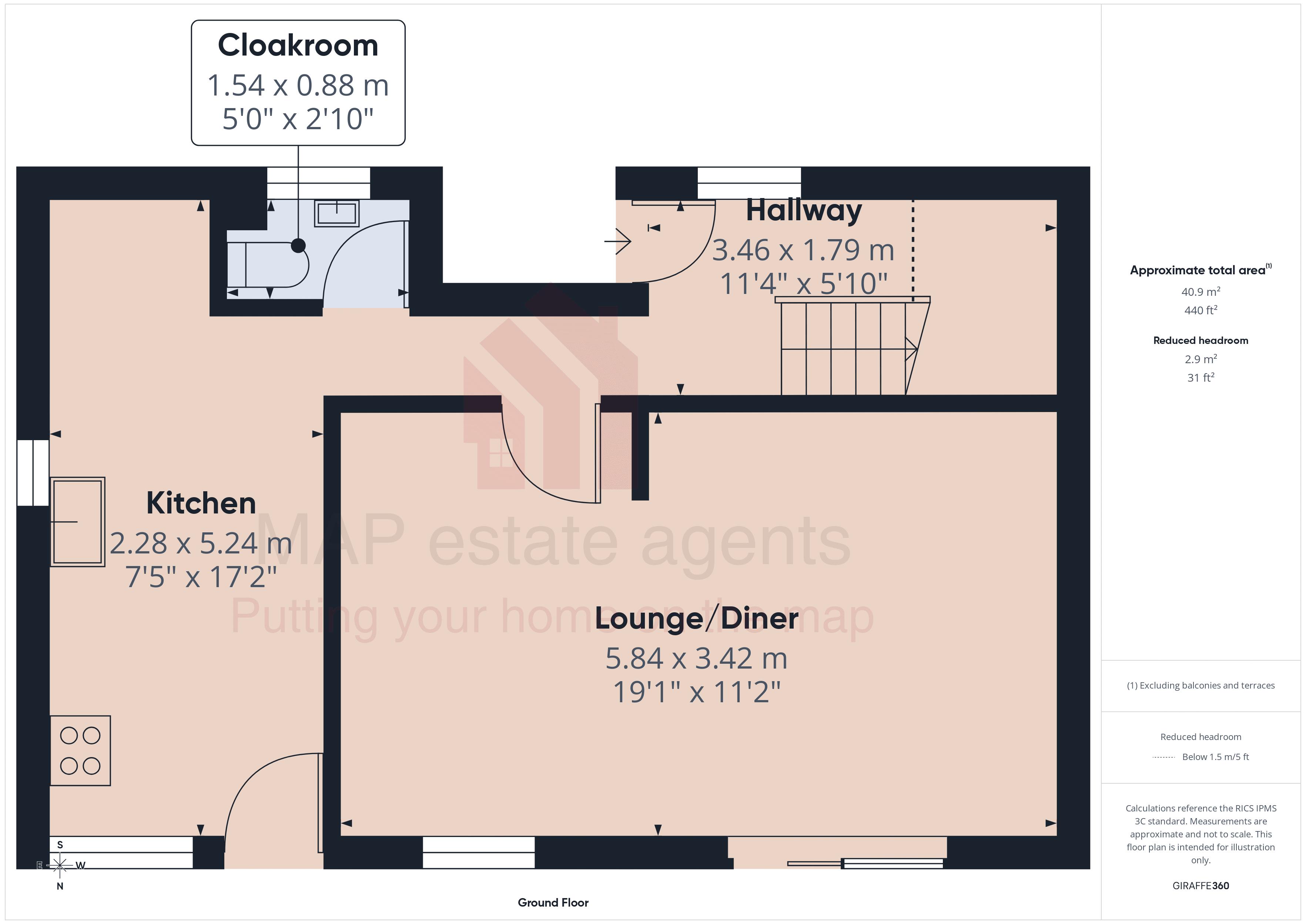 67, Rialton Heights, Newquay floorplan