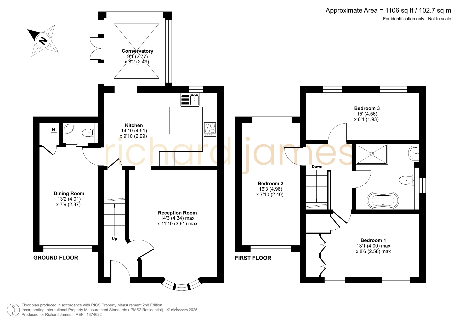 34, Godwin Road, Swindon floorplan