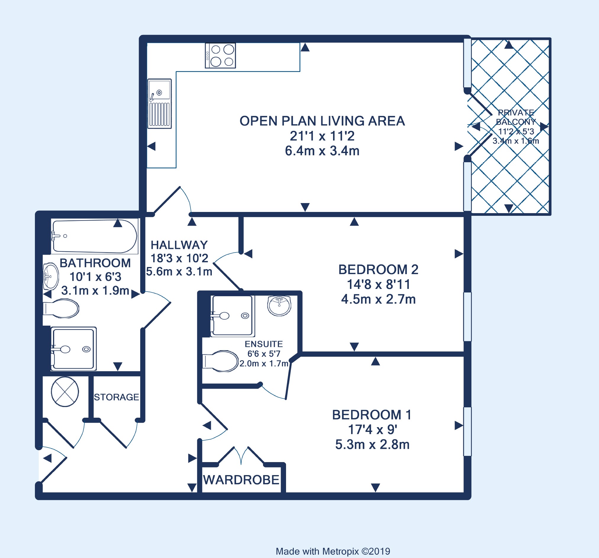 2 Bedrooms Flat for sale in Hotwell Road, Hotwells, Bristol BS8
