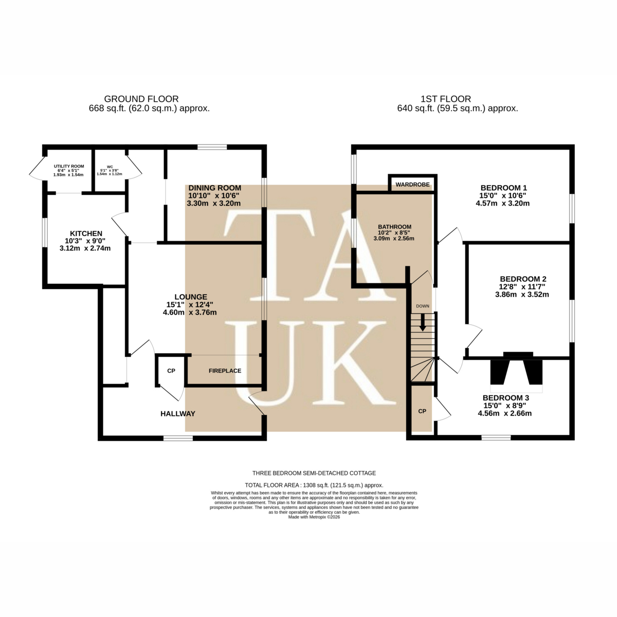 82, Park Street, St. Albans floorplan