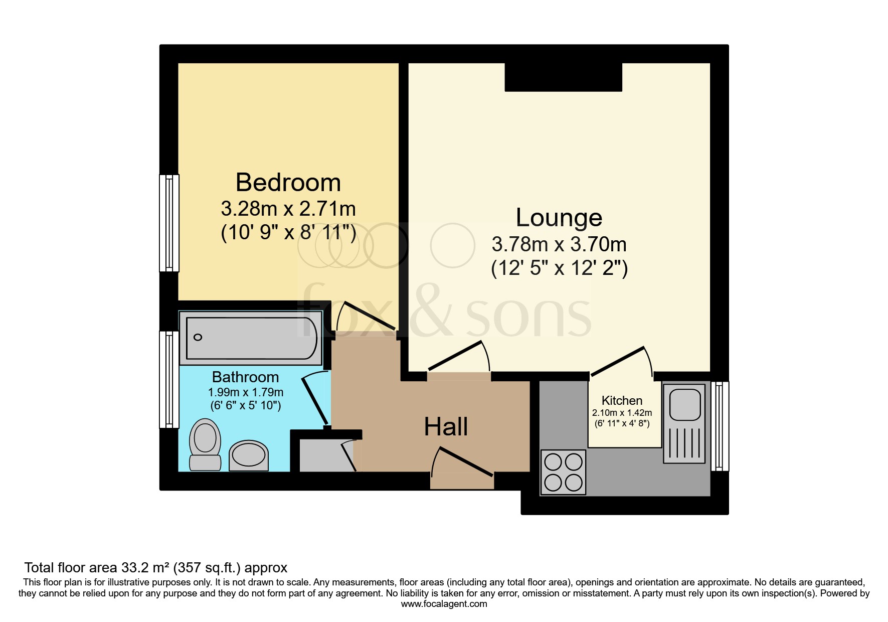 1, Arundel Court, Arundel Road, Brighton floorplan