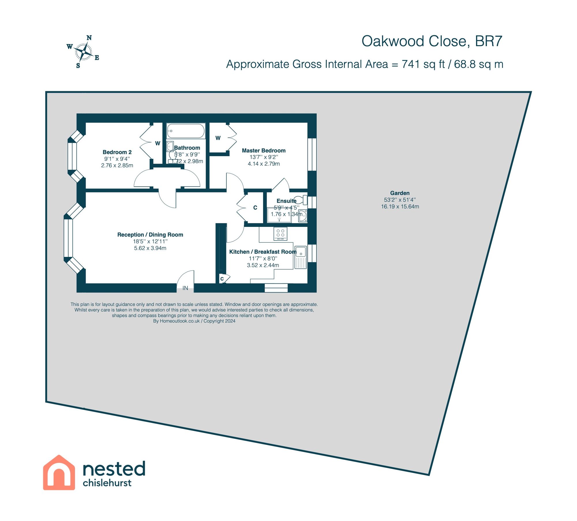 Lake Cottage Oakwood Close, Chislehurst floorplan