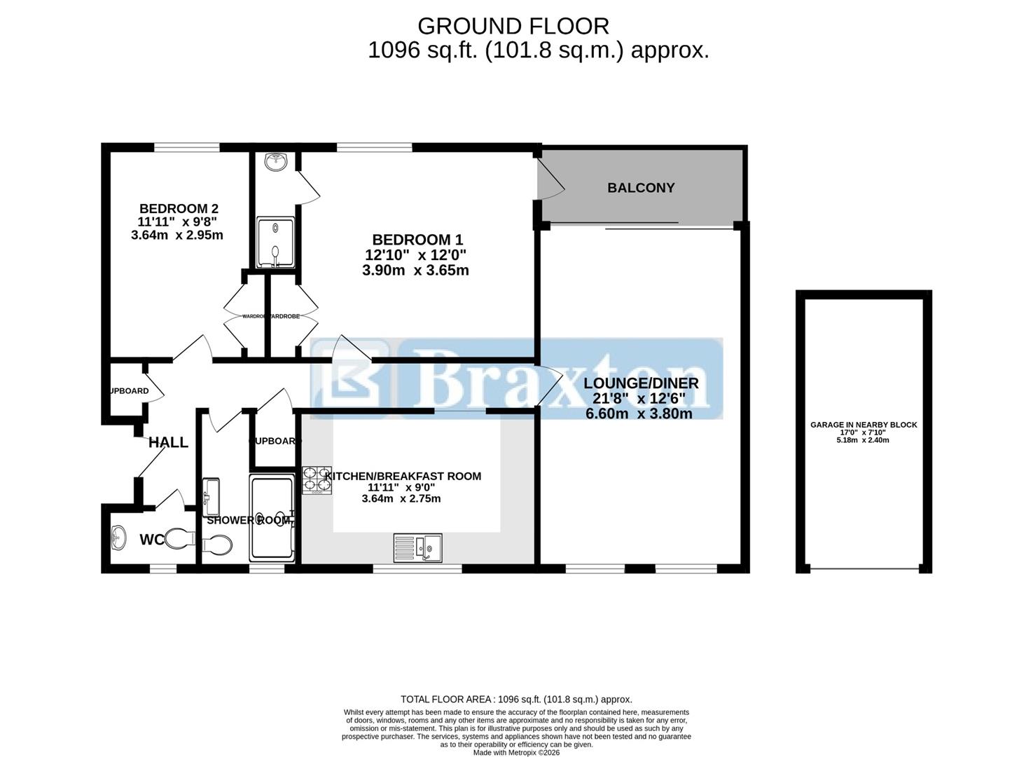 21 Riverine, Grosvenor Drive, Maidenhead floorplan
