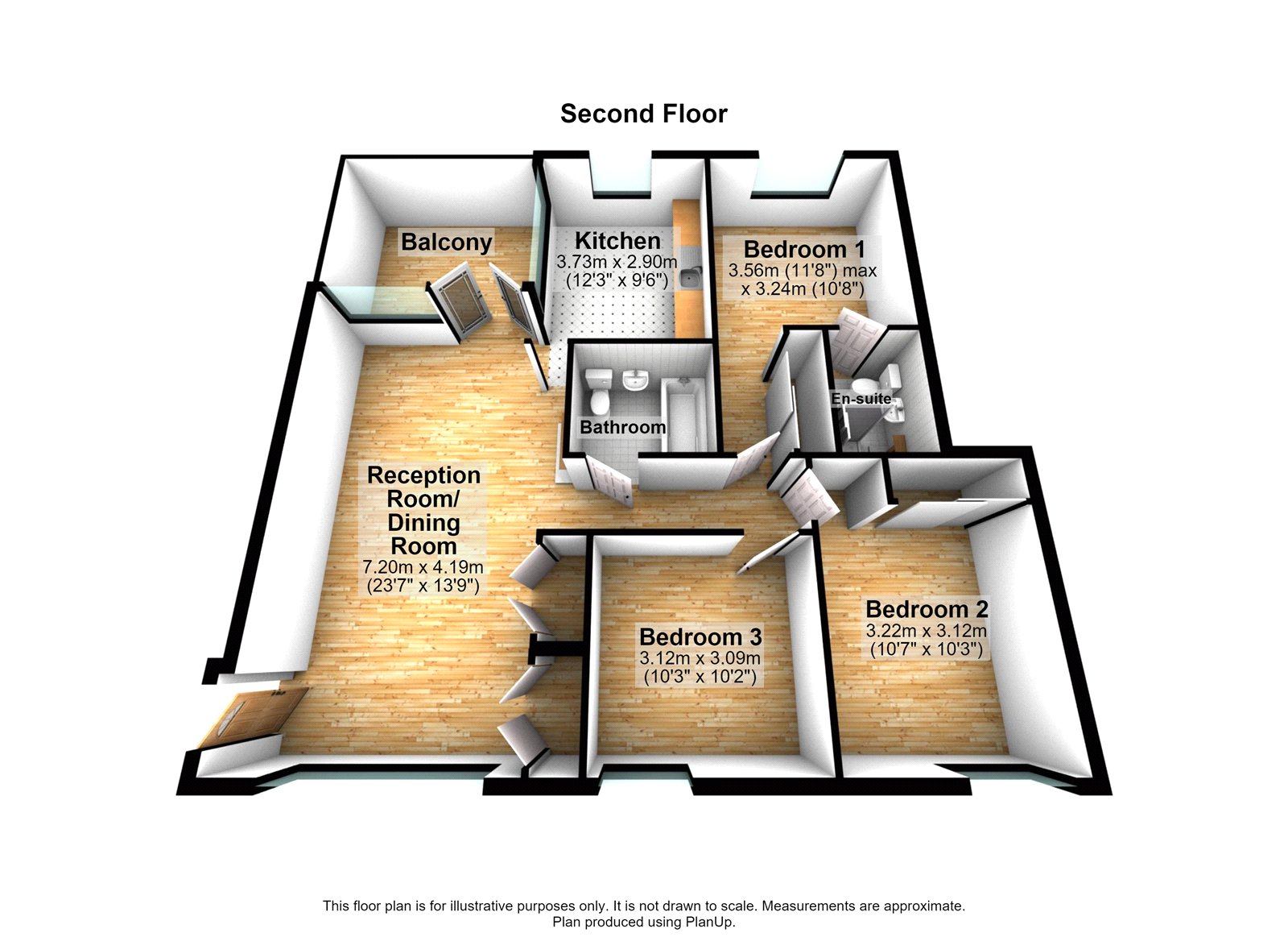 Flat 205, Humphrey House, 5, Warman Walk, London floorplan