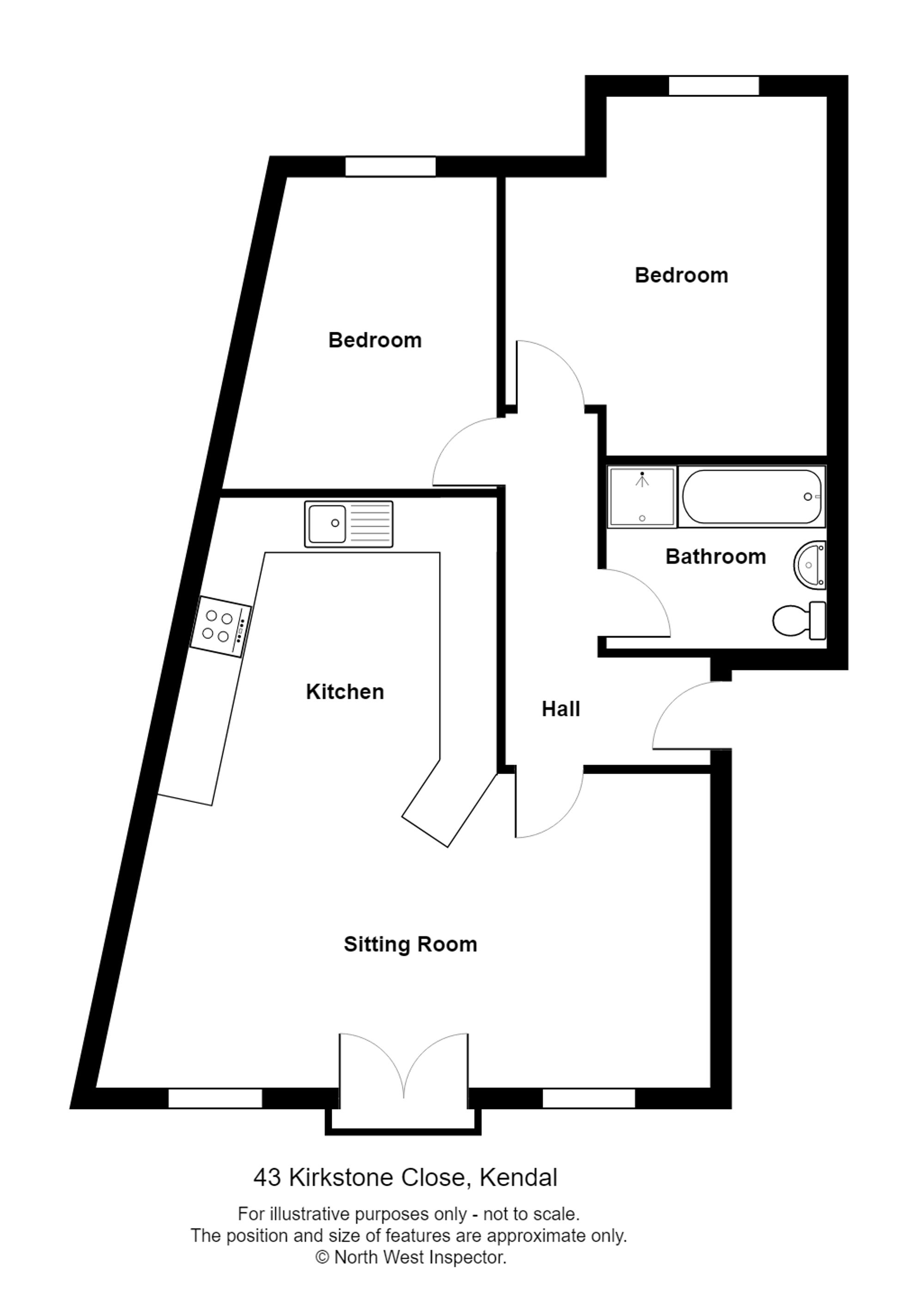 43 Kirkstone Close, Kendal floorplan