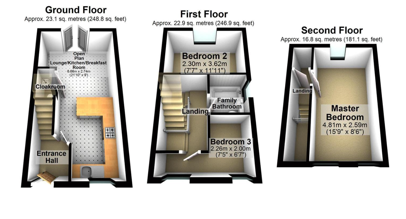 15 Bedstone  Way Farcet, Peterborough floorplan