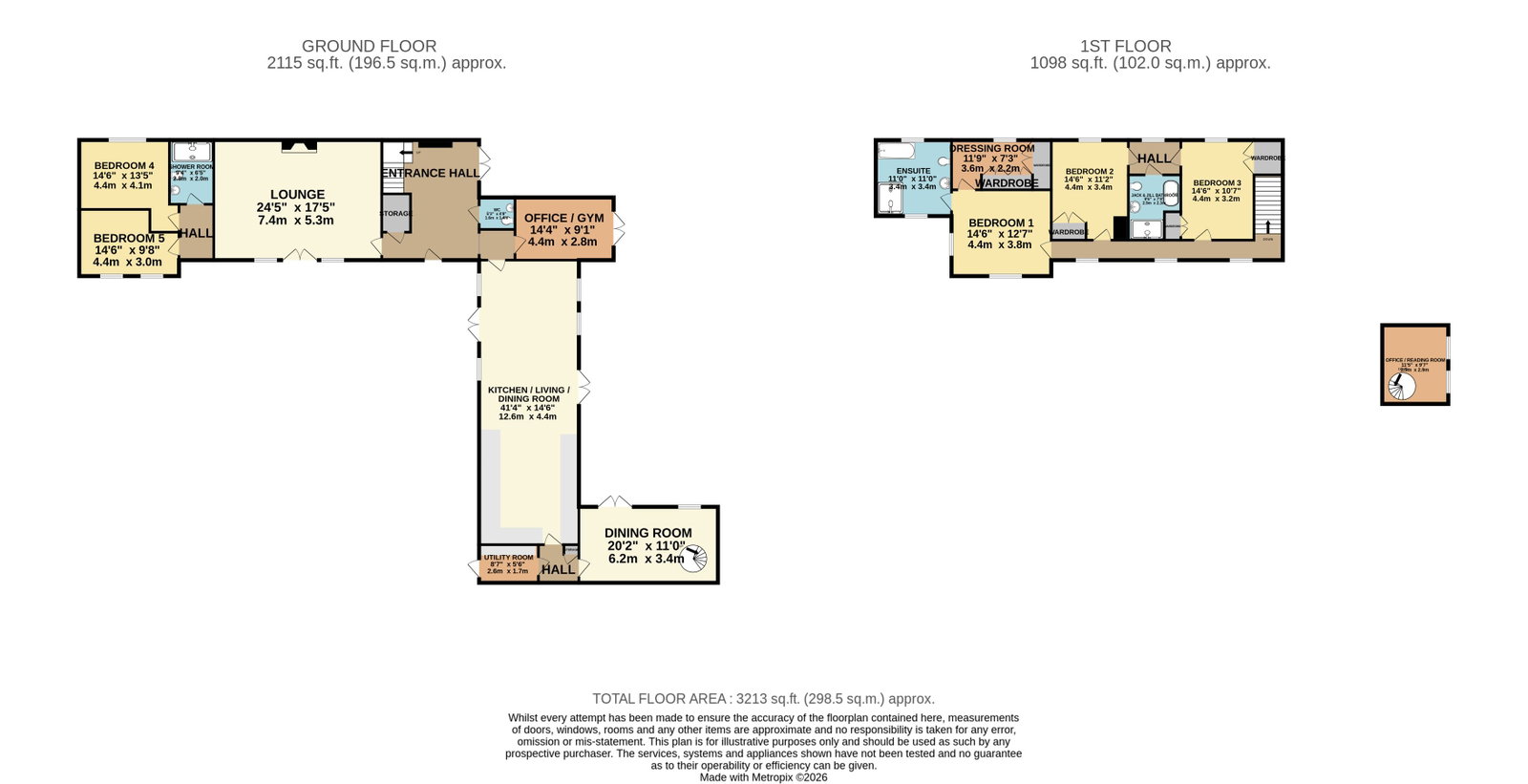 The Coach House, Tatenhill Common, Burton-on-trent floorplan