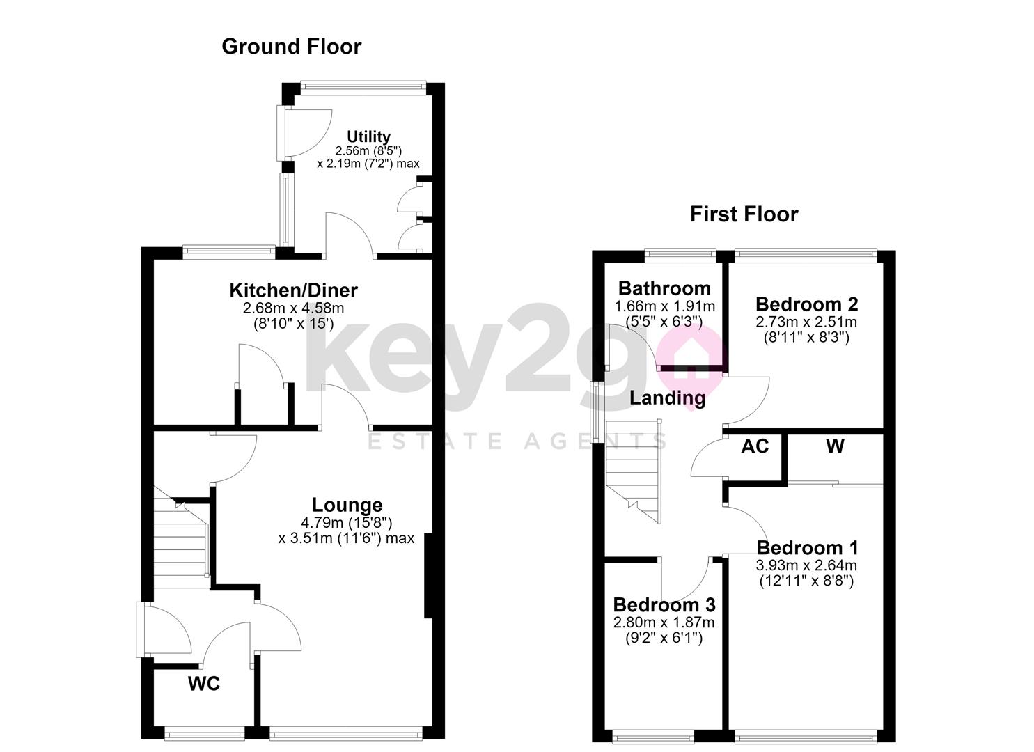 27, Dunedin Grove, Sheffield floorplan