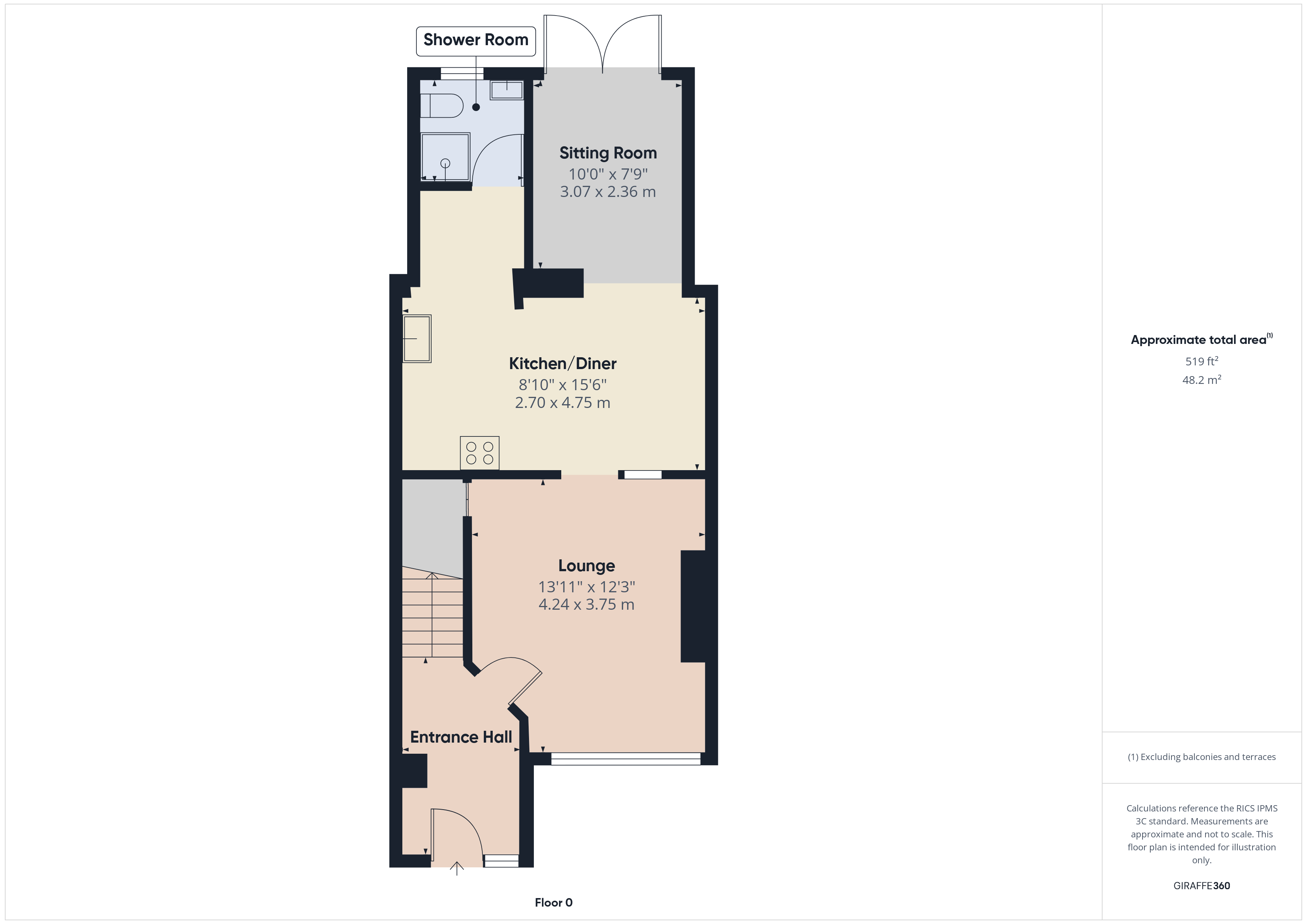28, Stafford Road, Bridgwater - EXTENDED floorplan