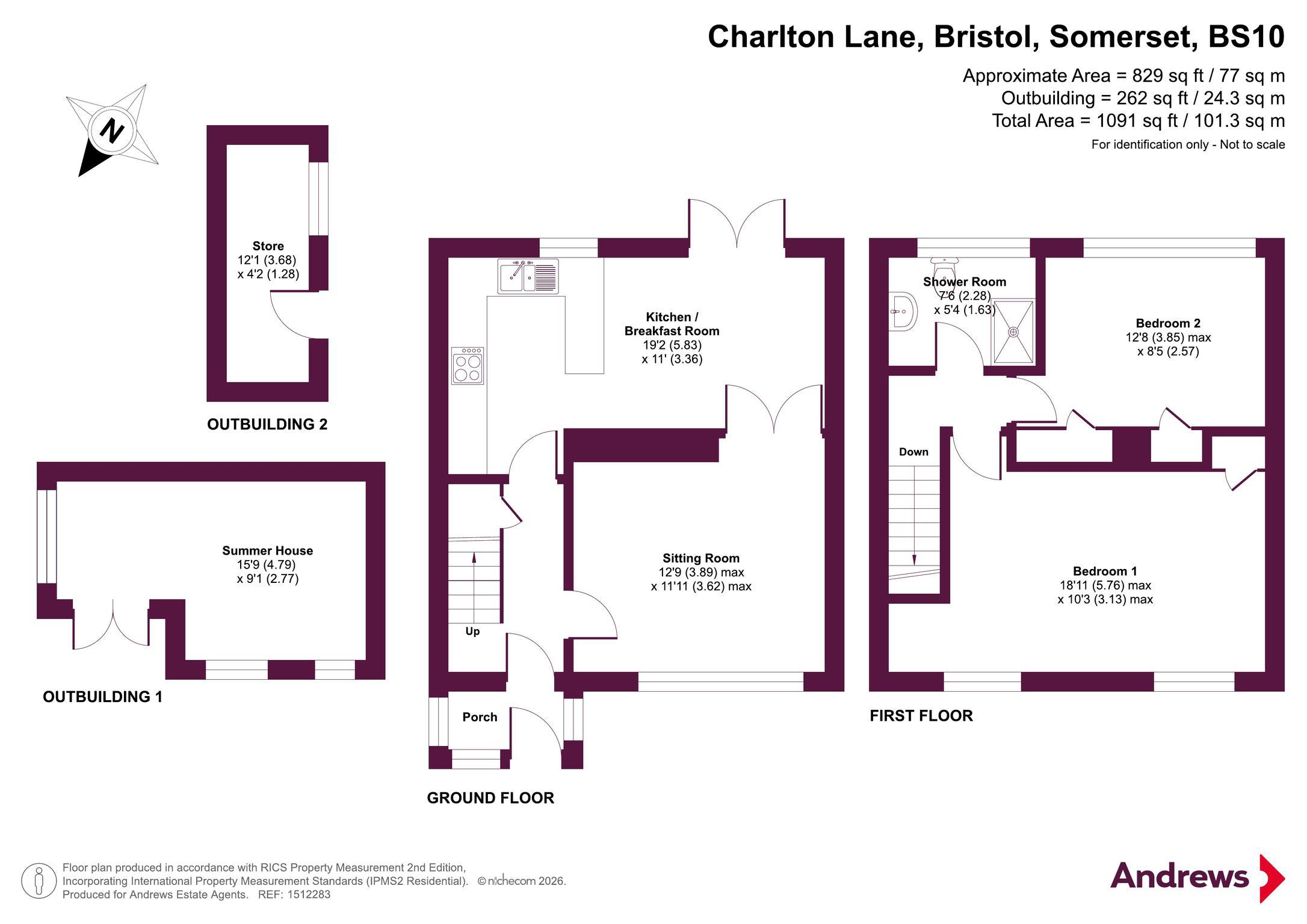 48, Charlton Lane, Somerset floorplan