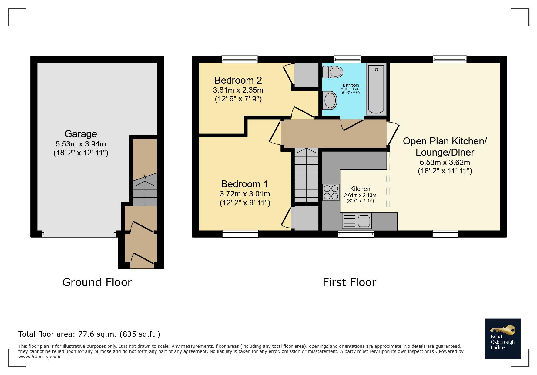 174, Churchill Road, Bideford floorplan