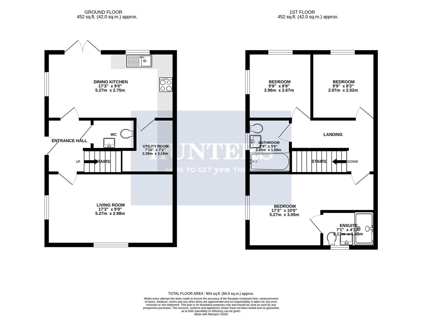 1, Walnut Close, York floorplan