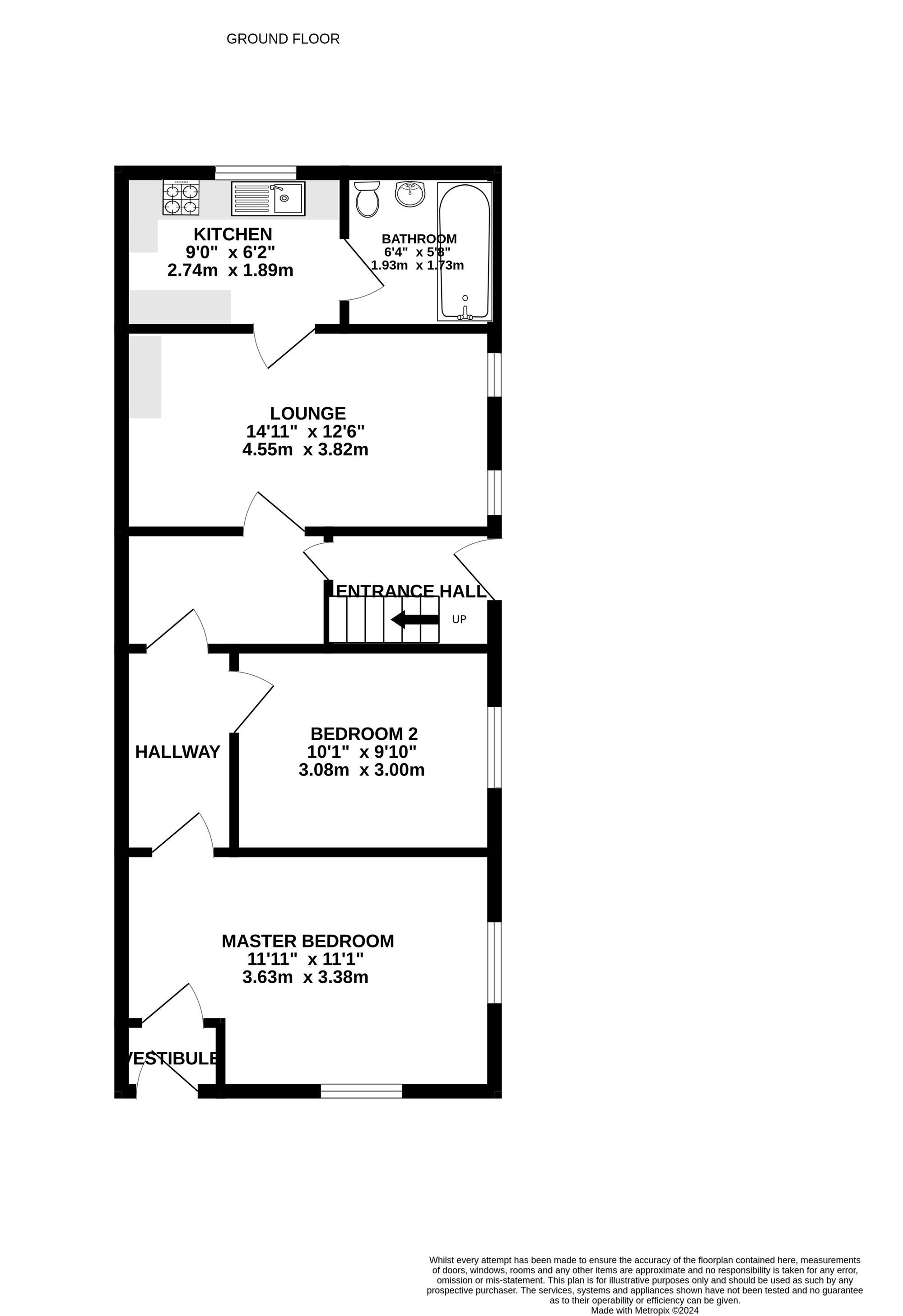 307 Deane Road, Bolton floorplan