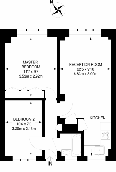 2 Bedrooms Flat to rent in Gwynne House, Turner Street, London E1