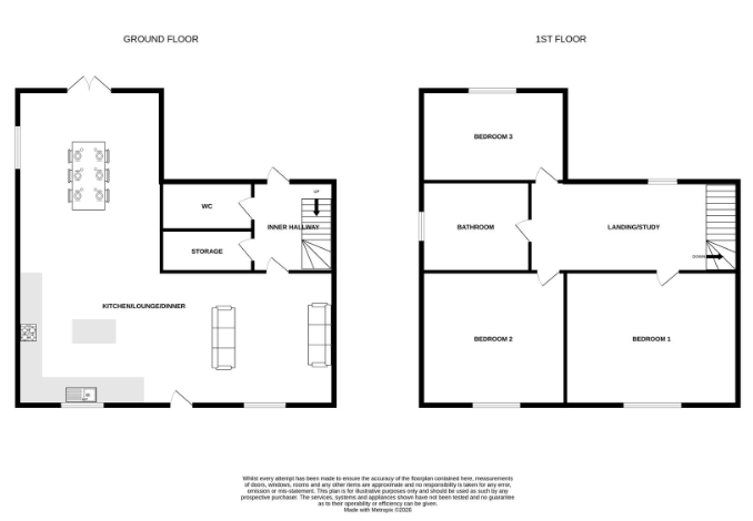 1, Lime Tree Cottage, Forward Green floorplan
