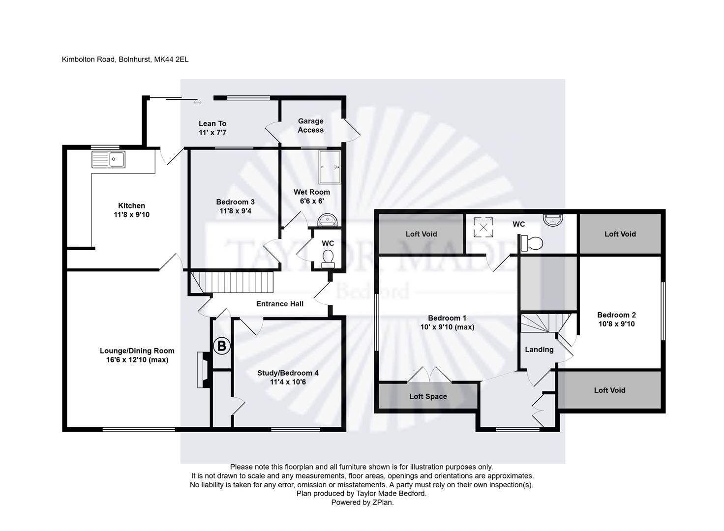 Pegasus, Kimbolton Road, Bedford floorplan