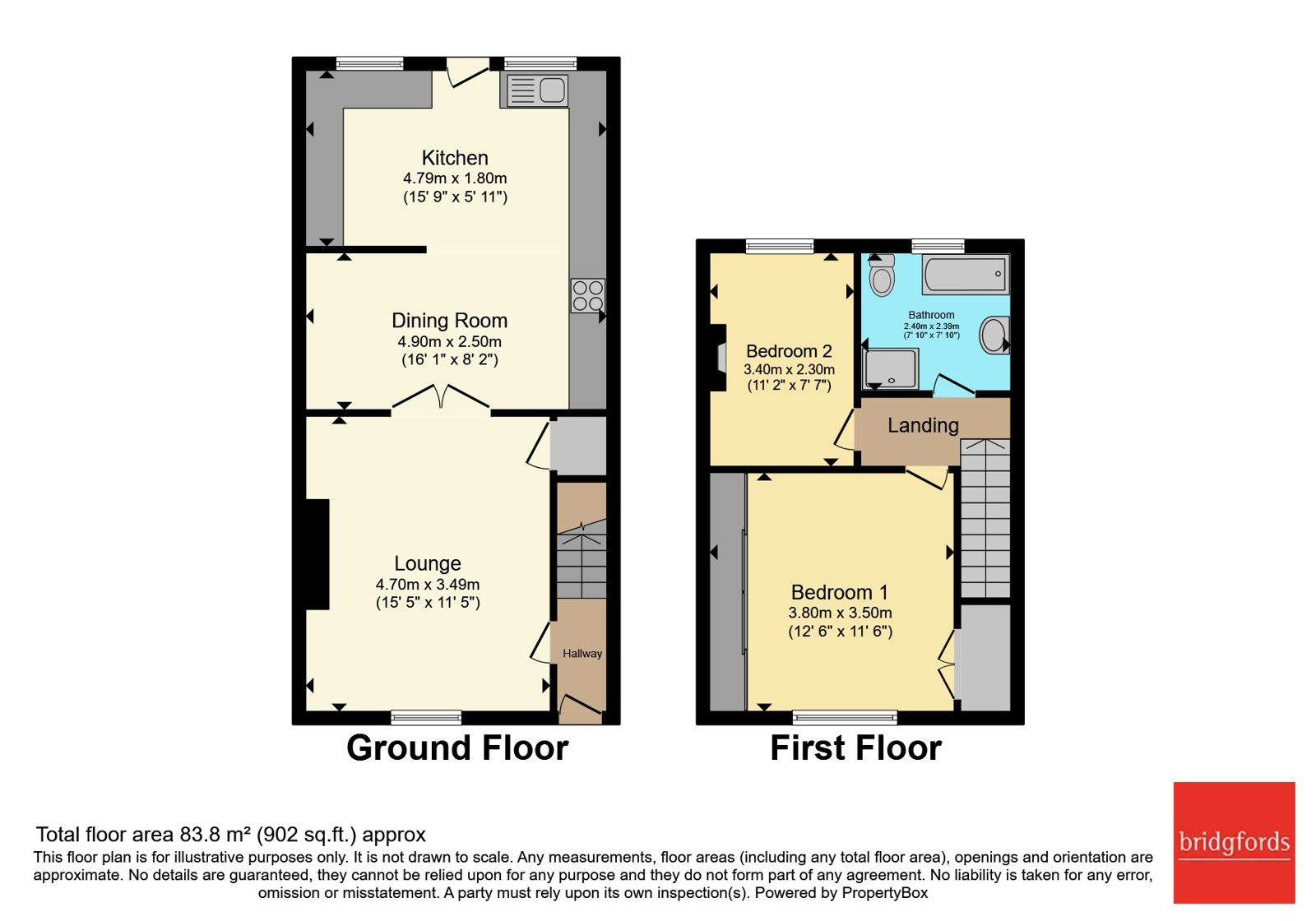 14, Albert Terrace, Durham floorplan