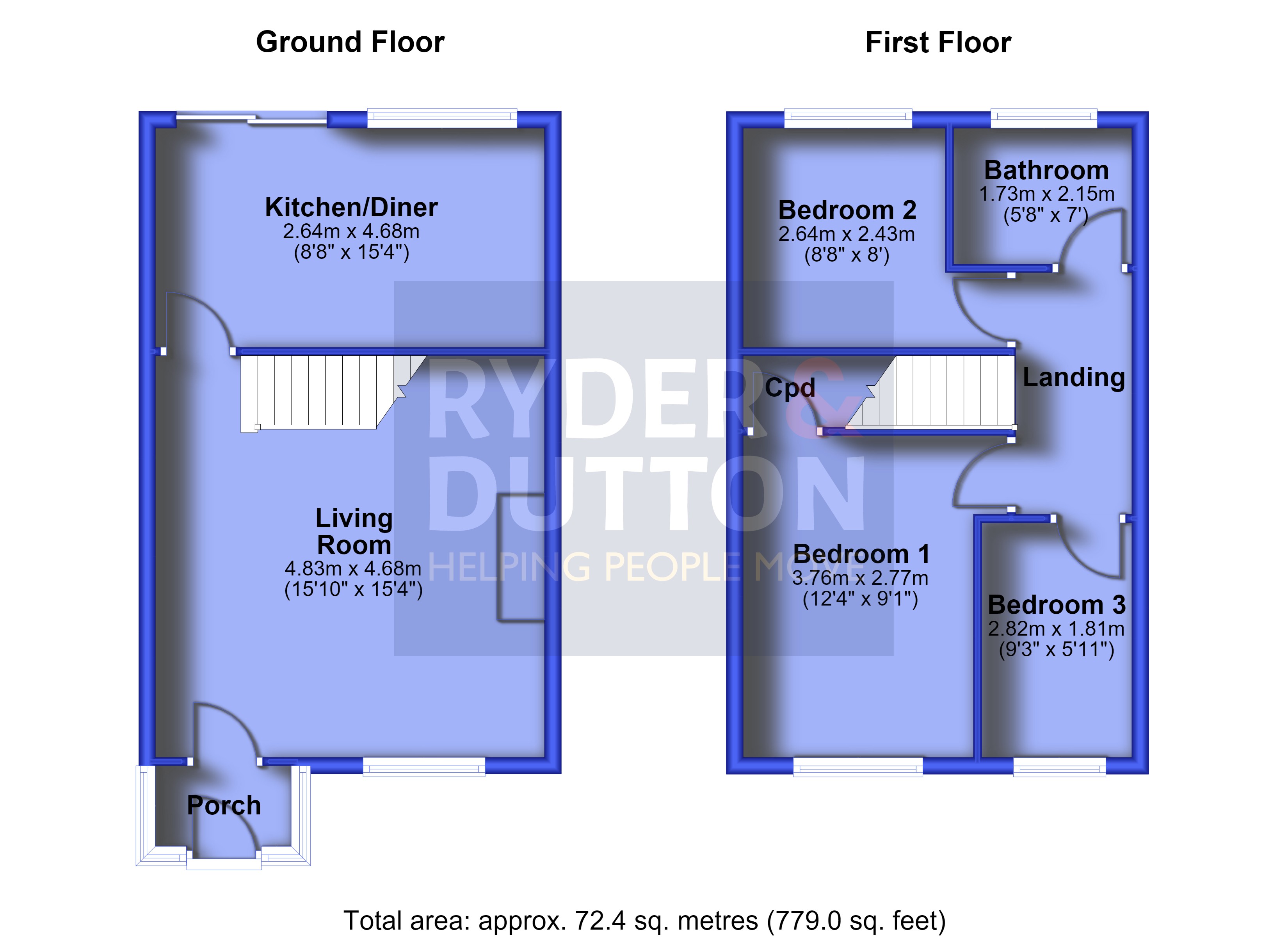 15, North Parade, Rochdale floorplan