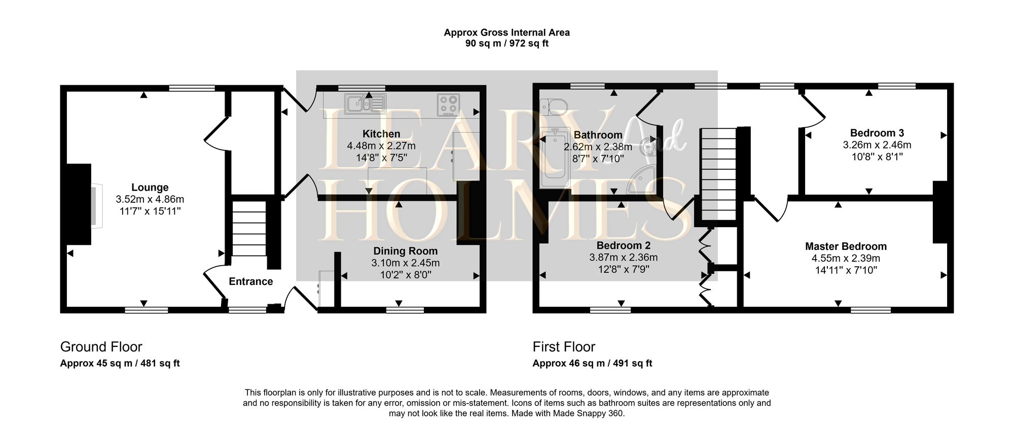 19 Price Street, Hebburn floorplan
