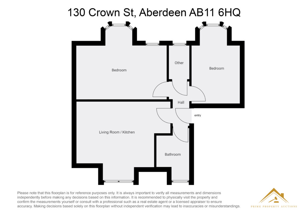 130, Crown Street, Aberdeen floorplan