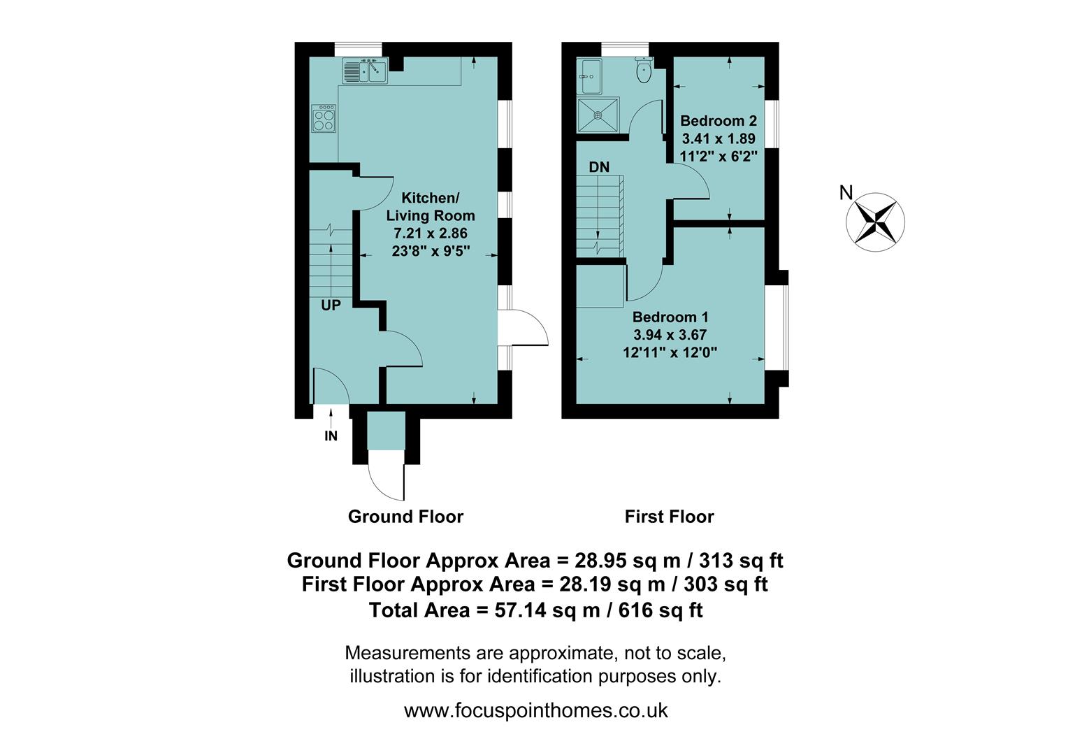 46, The Camellias, Banbury floorplan