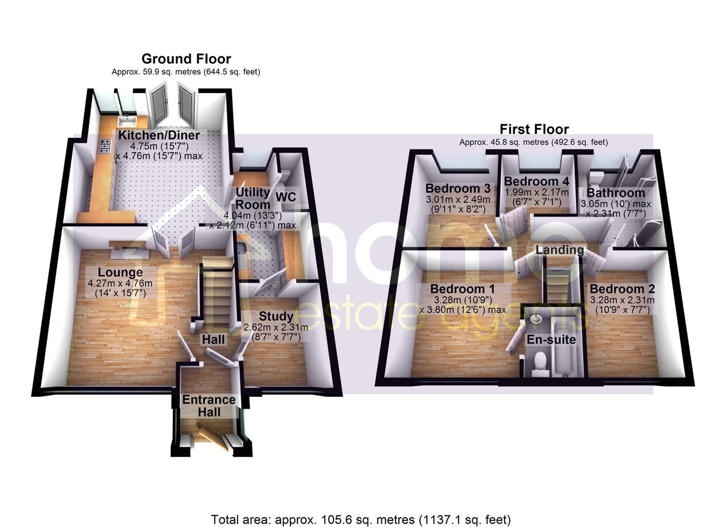 94, Wilshaw Grove, Ashton-Under-Lyne floorplan