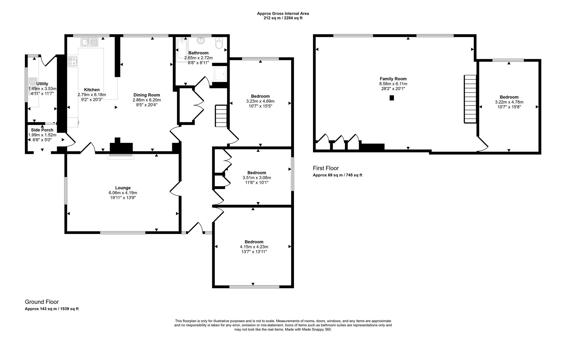 Windrush, Narberth floorplan