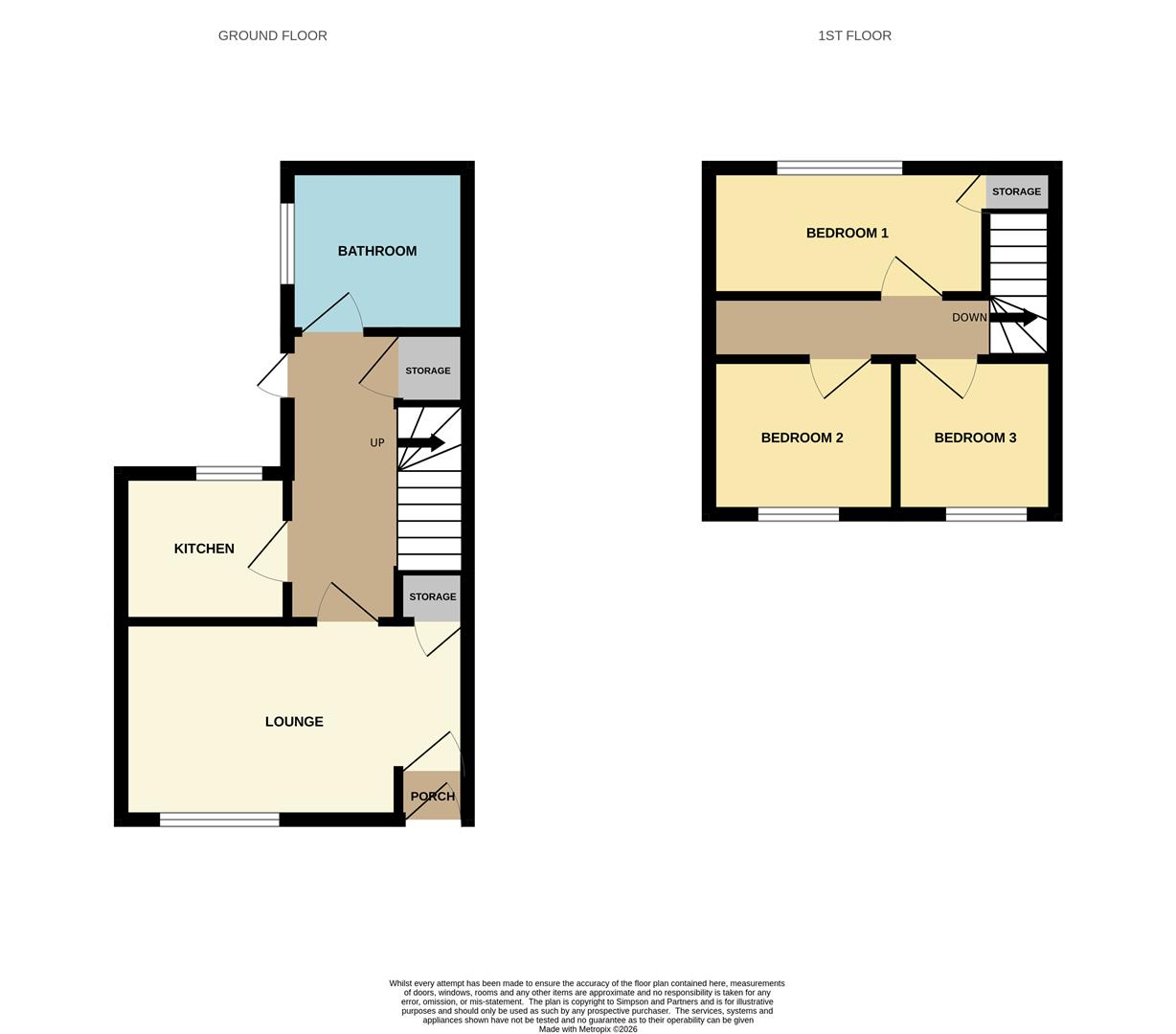 194, Priory Road, Wellingborough floorplan