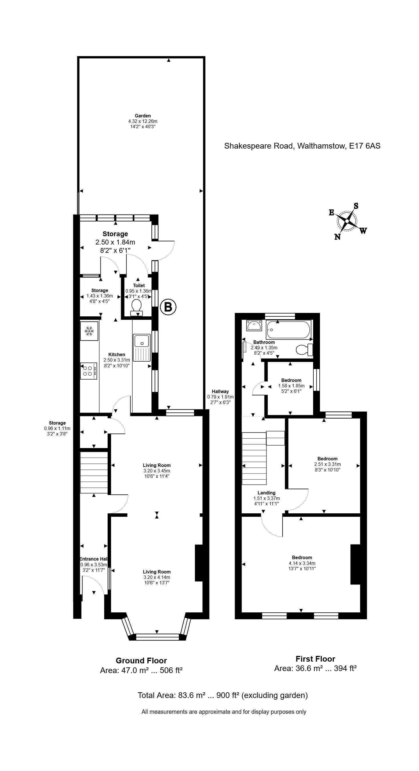 11, Shakespeare Road, Greater London floorplan