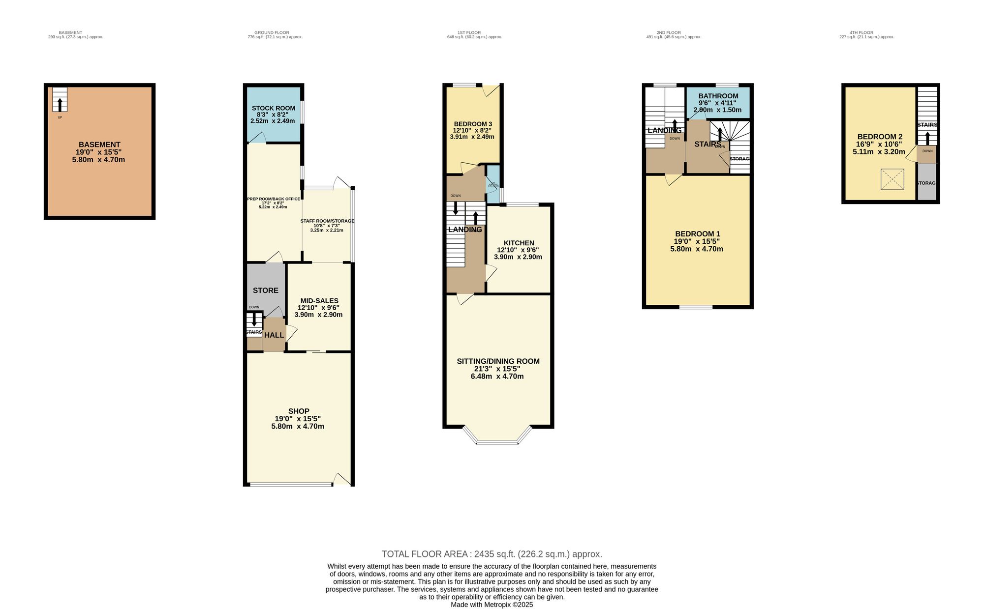62 Victoria Road, Scarborough floorplan