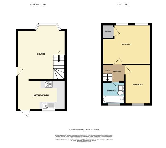37, Elsham Crescent, Lincoln floorplan