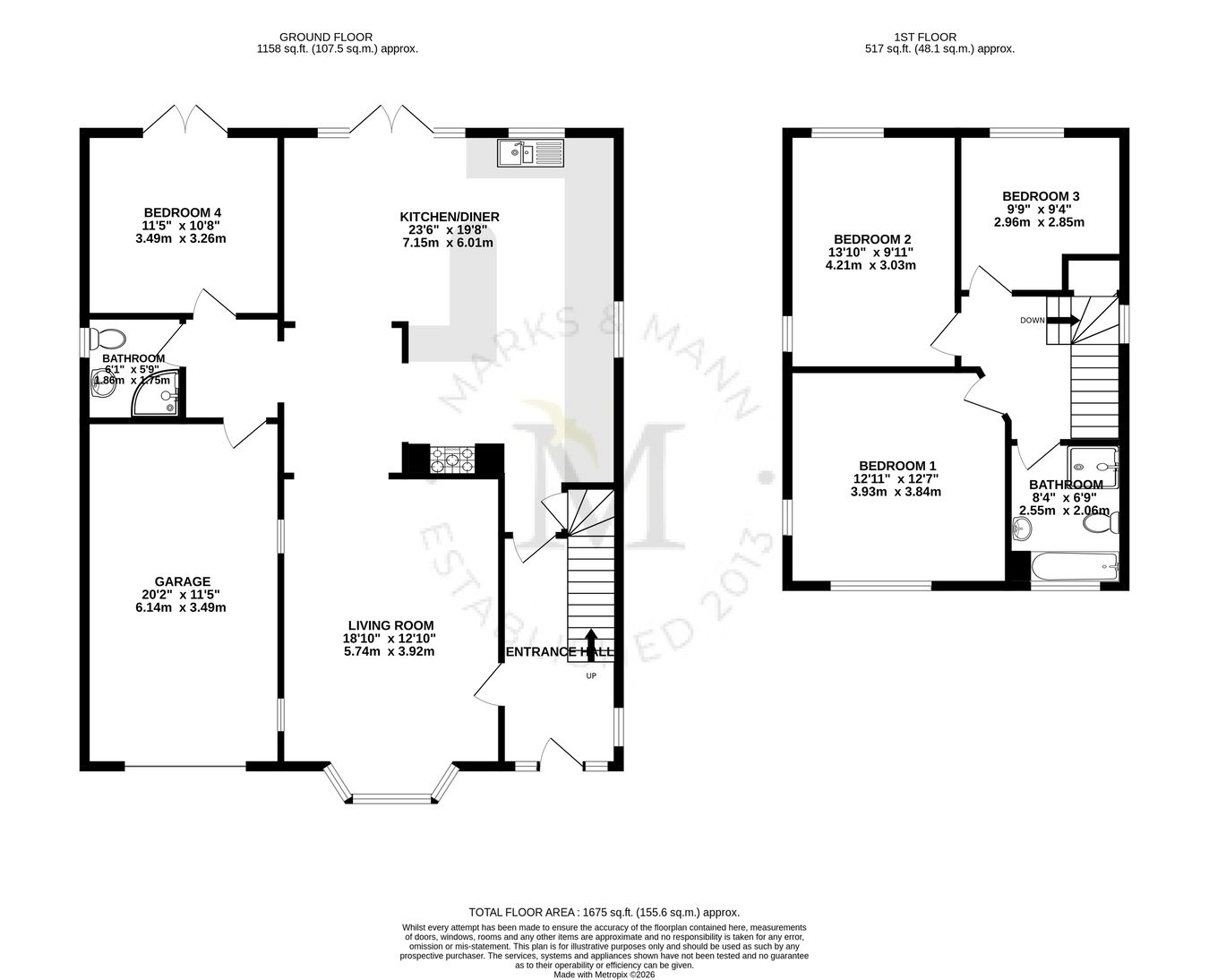 1, Belstead Avenue, Ipswich floorplan