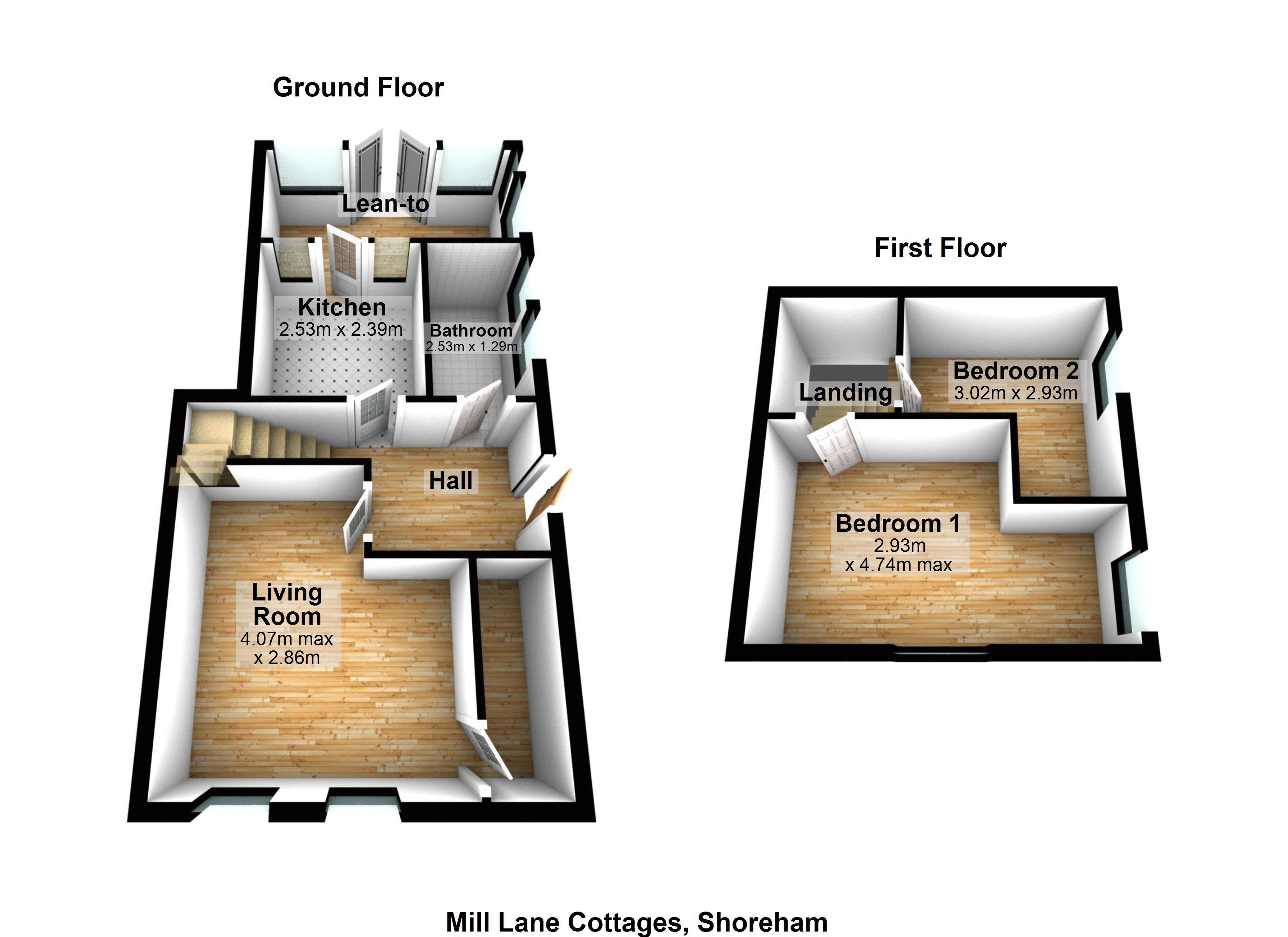 Mill Lane, Shoreham, Sevenoaks TN14, 2 bedroom end terrace house for ...