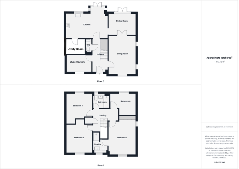 1, Selion Way, Bury St Edmunds floorplan