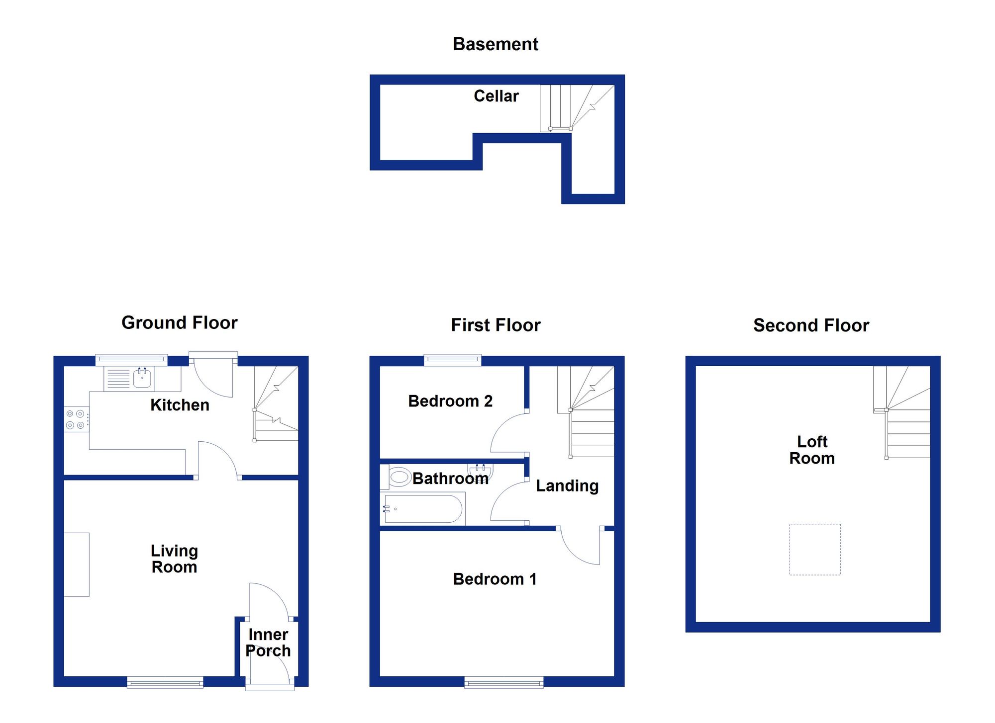 117 Rochdale Road, Bacup floorplan