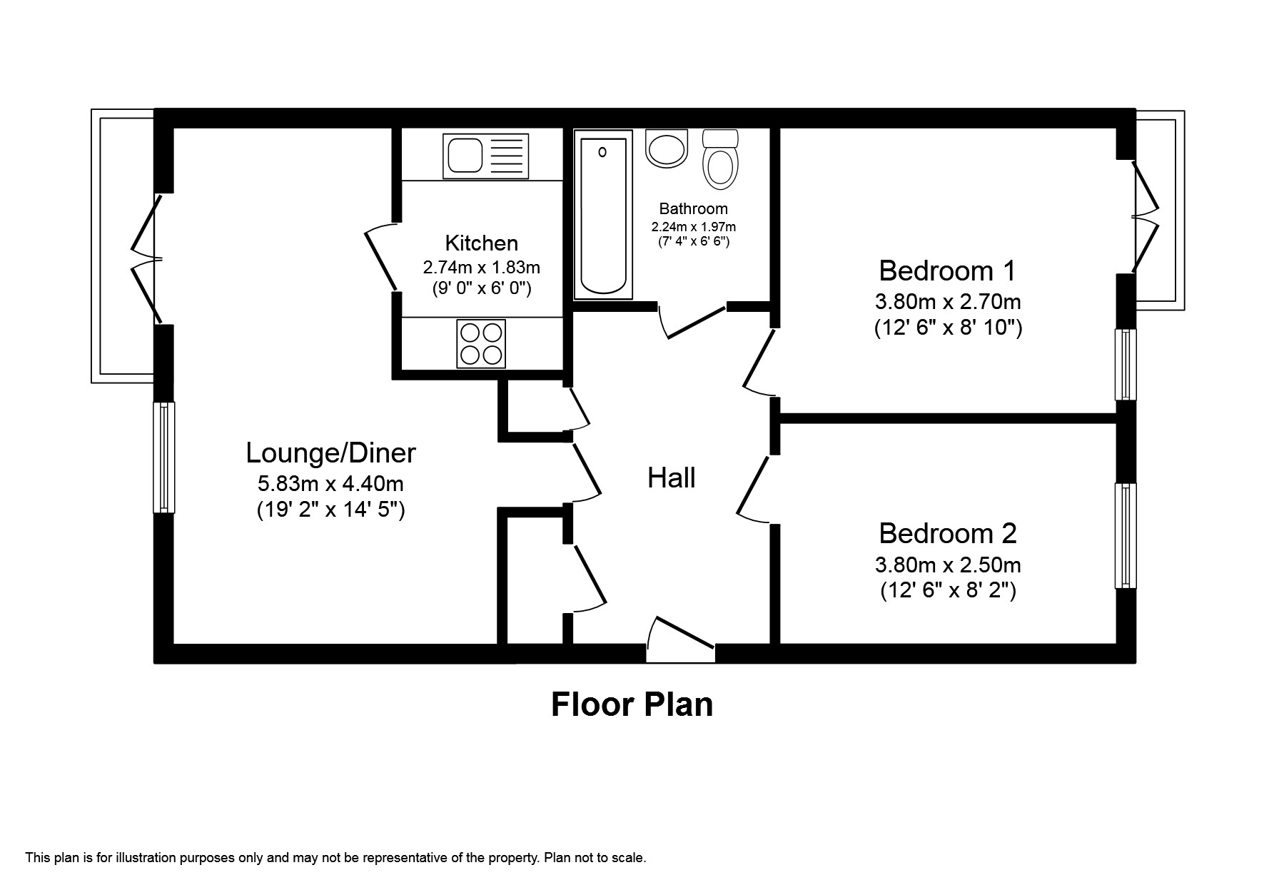 35 River View, Low Street, Sunderland floorplan