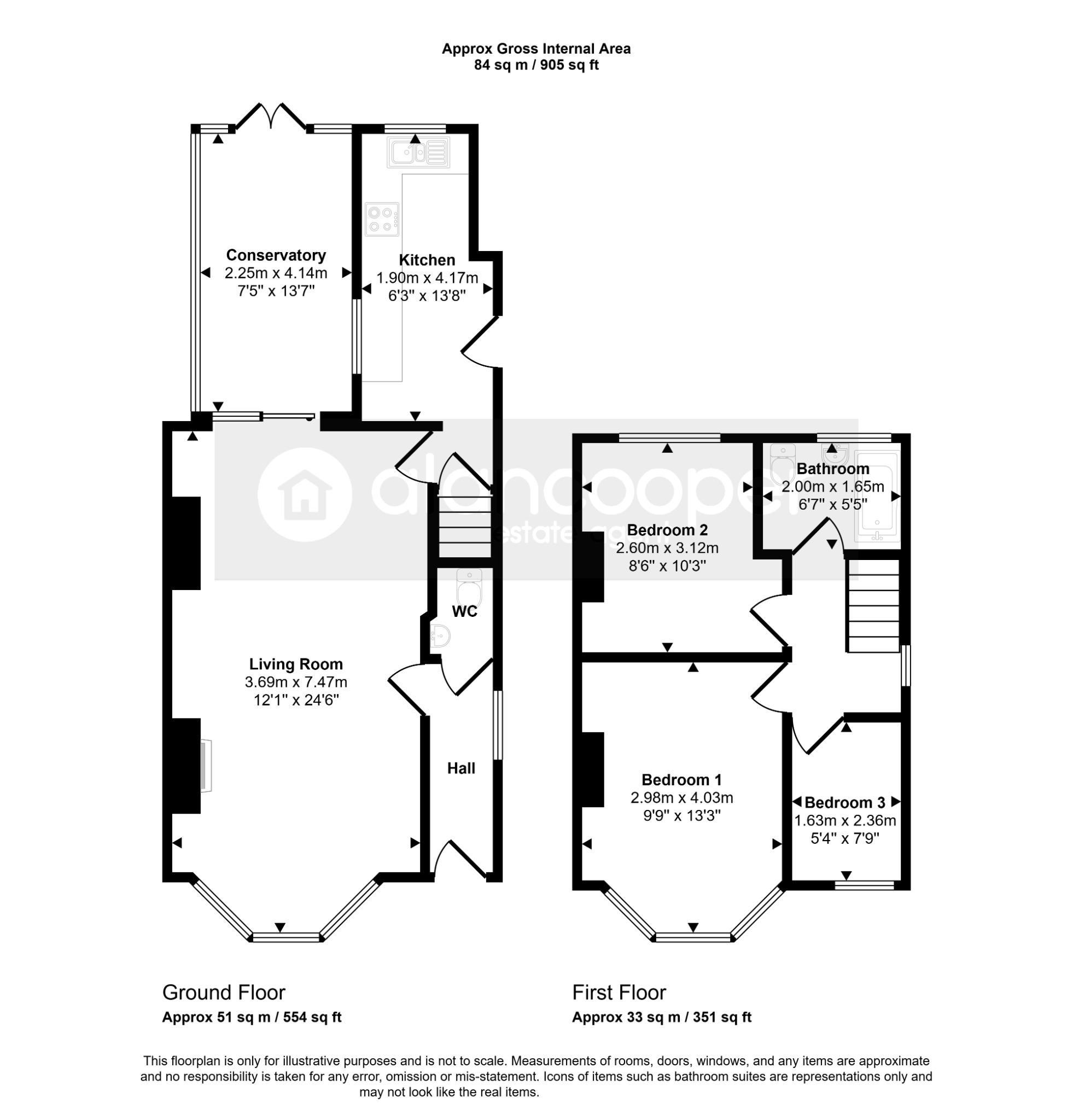 40 St Nicolas Road, Nuneaton, Warwickshire floorplan