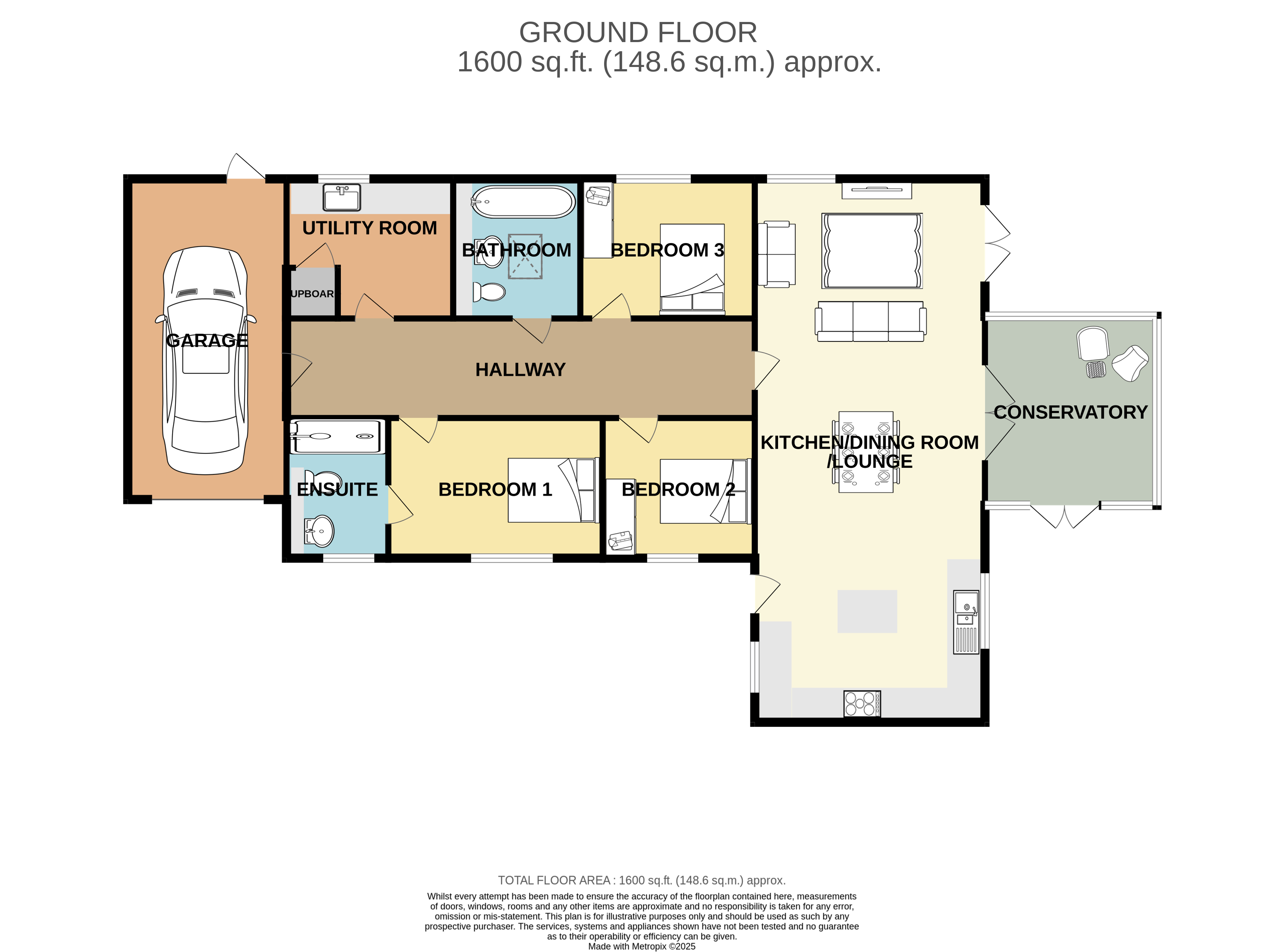 8 Kel Skiber,, Merritts Hill, Redruth floorplan