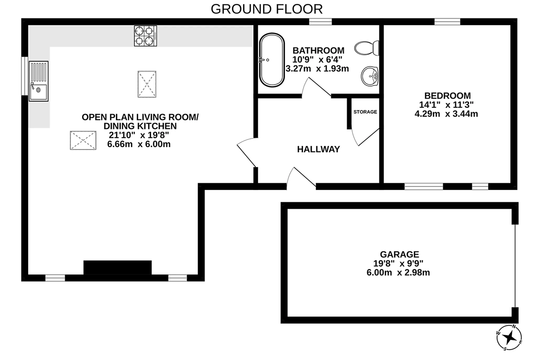 7, Eyreton Farm Cottages, Crosby floorplan