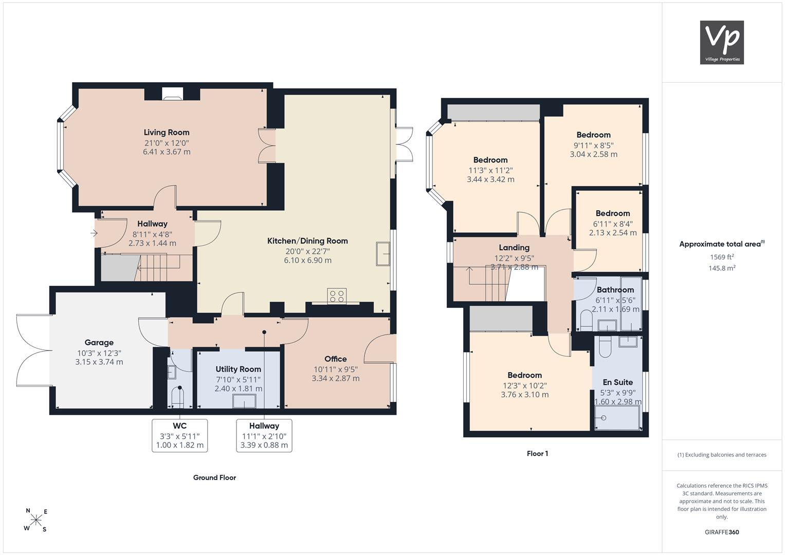 43, Blewbury Drive, Reading floorplan