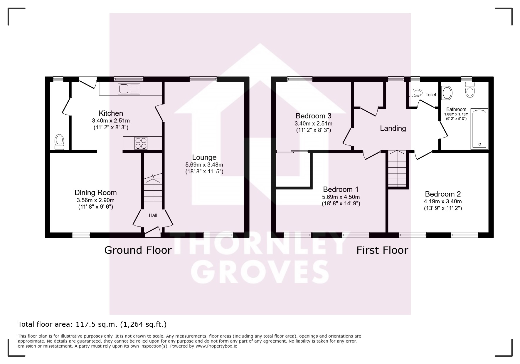 65, Westbourne Road, Eccles floorplan