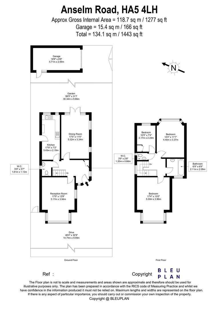 37, Anselm Road, Hatch End floorplan