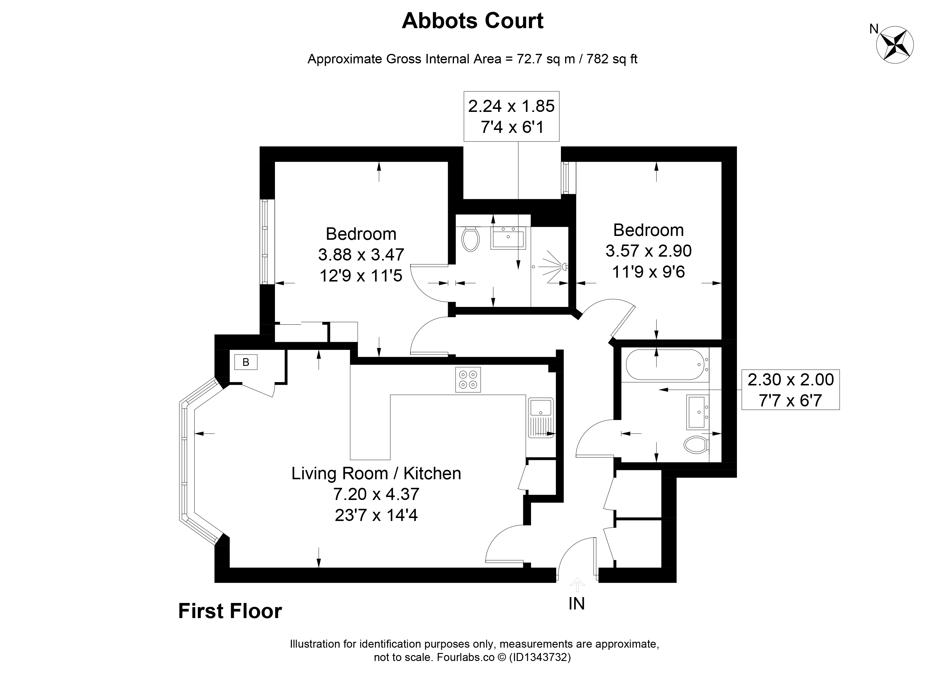 Devonshire Road, Sutton floorplan