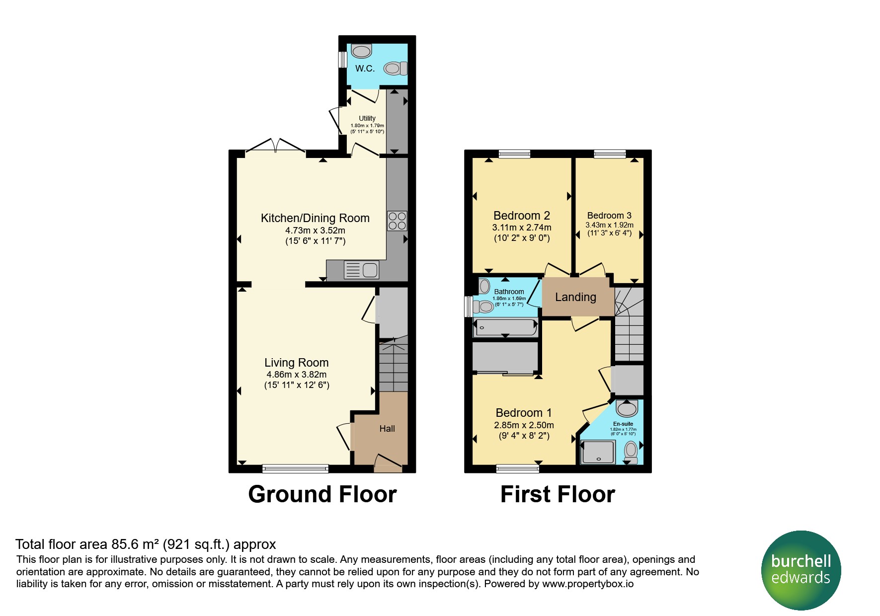 11, Magpie Close, Burton-On-Trent floorplan