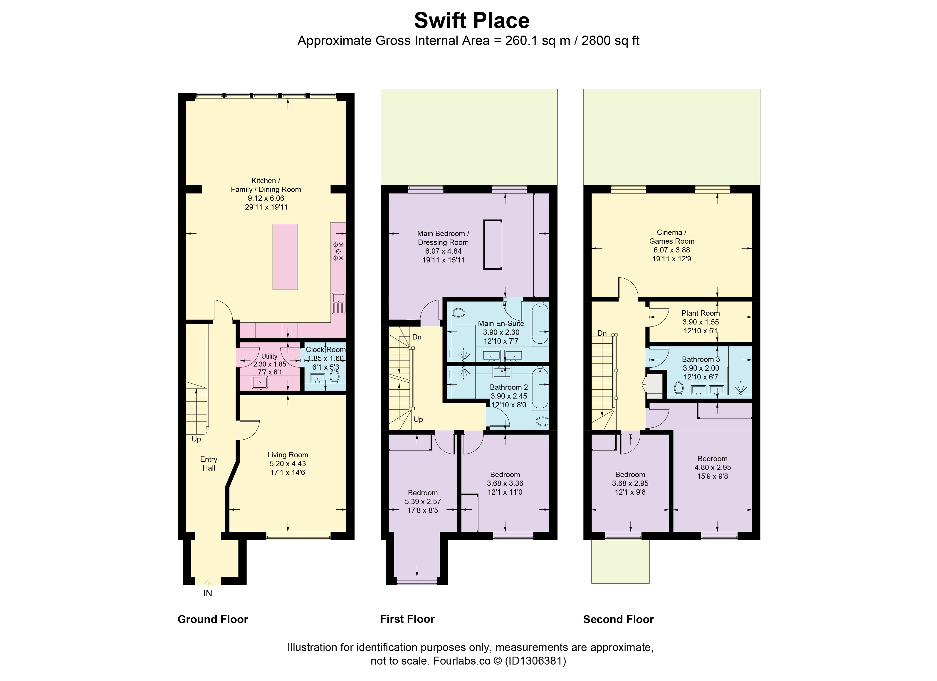 178, Coombe Lane West, Kingston upon Thames floorplan