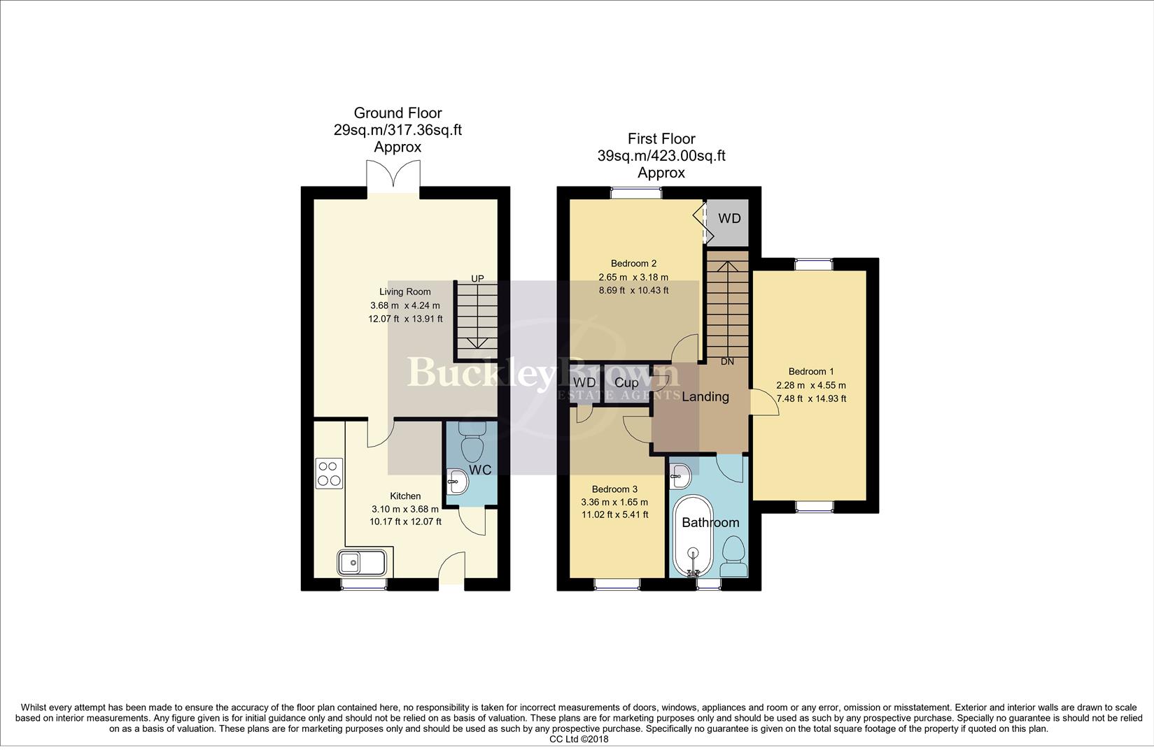 42, Tudor Street, Sutton-In-Ashfield floorplan