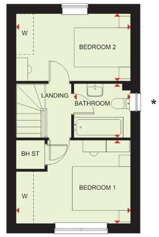 HA02631, York Way, Northampton floorplan