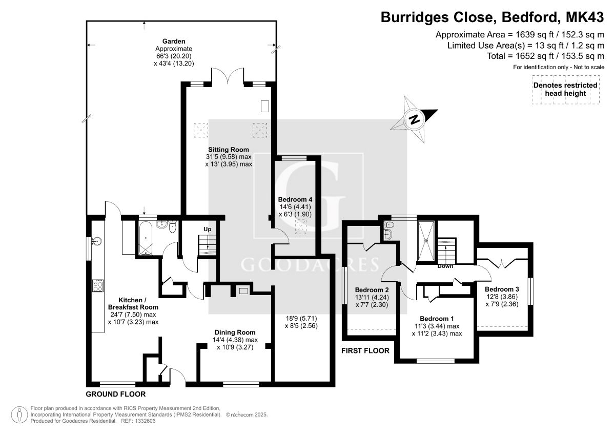 6 Burridges Close, Bedford floorplan