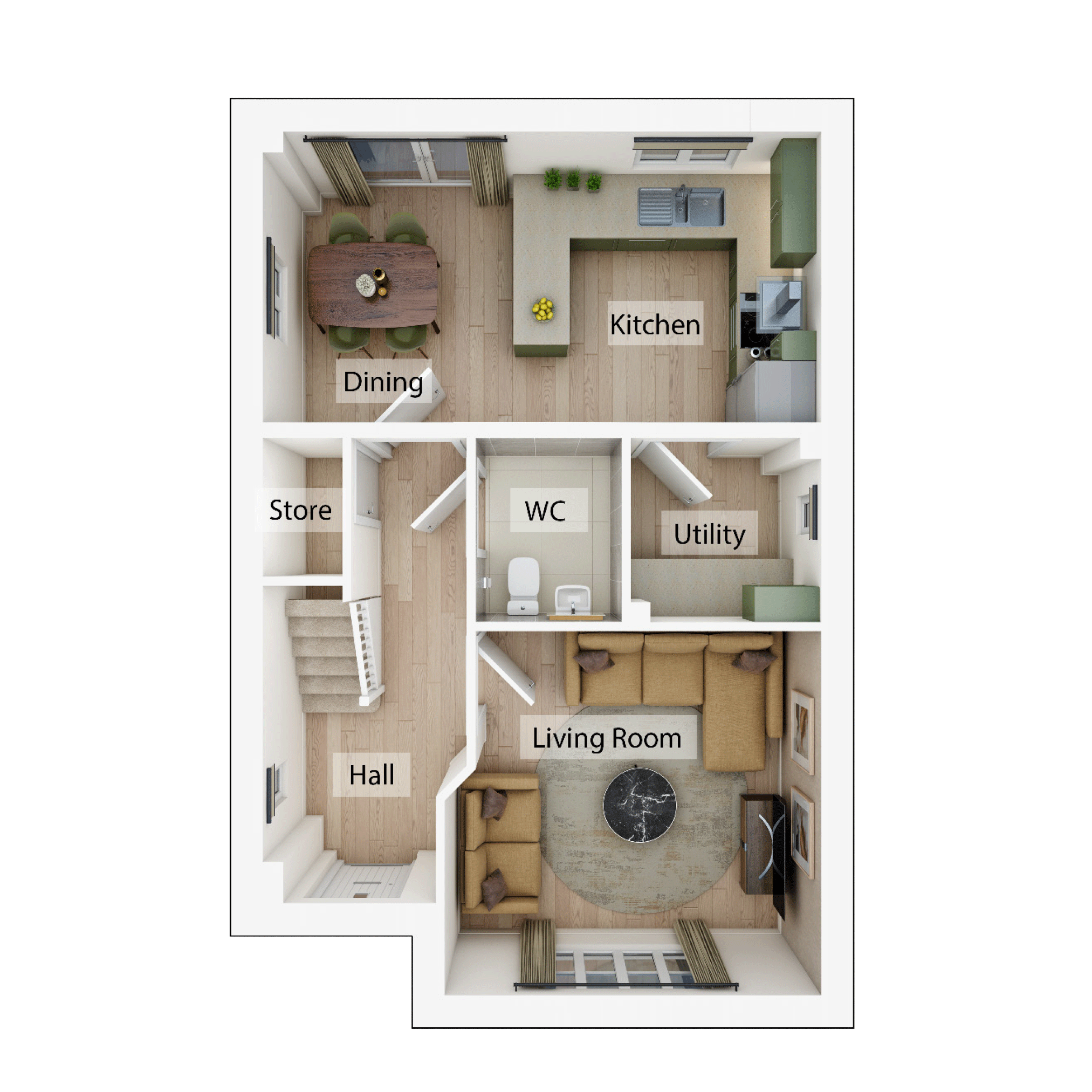 328, Hanafey Way, Northampton floorplan