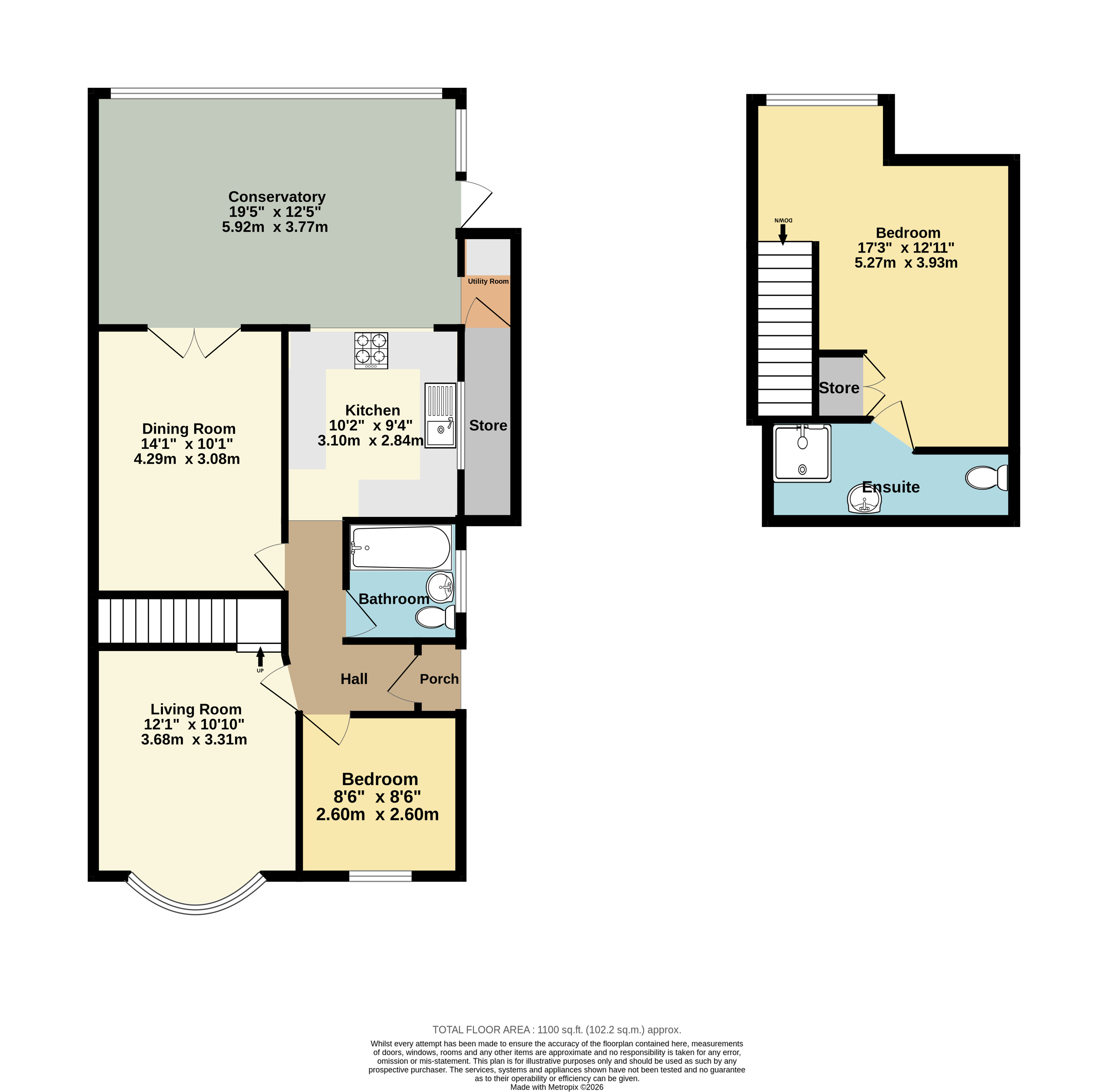 242, Margate Road, Kent floorplan